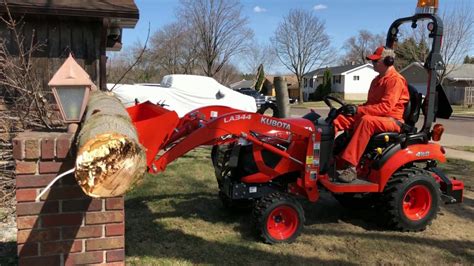 kubota tree stump removal